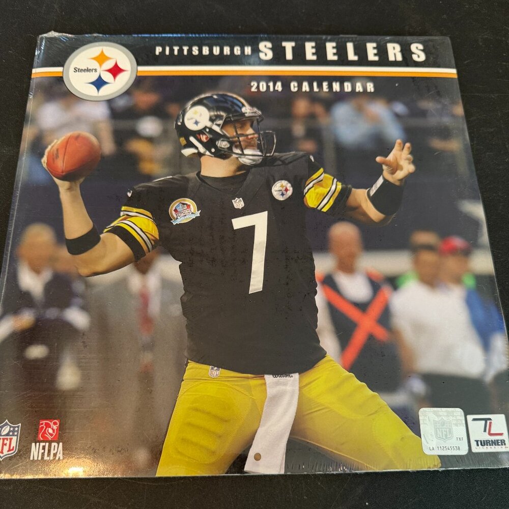Pittsburgh Steelers Turner Licensing NFL Wall Calendar 2014 Ben R (146)